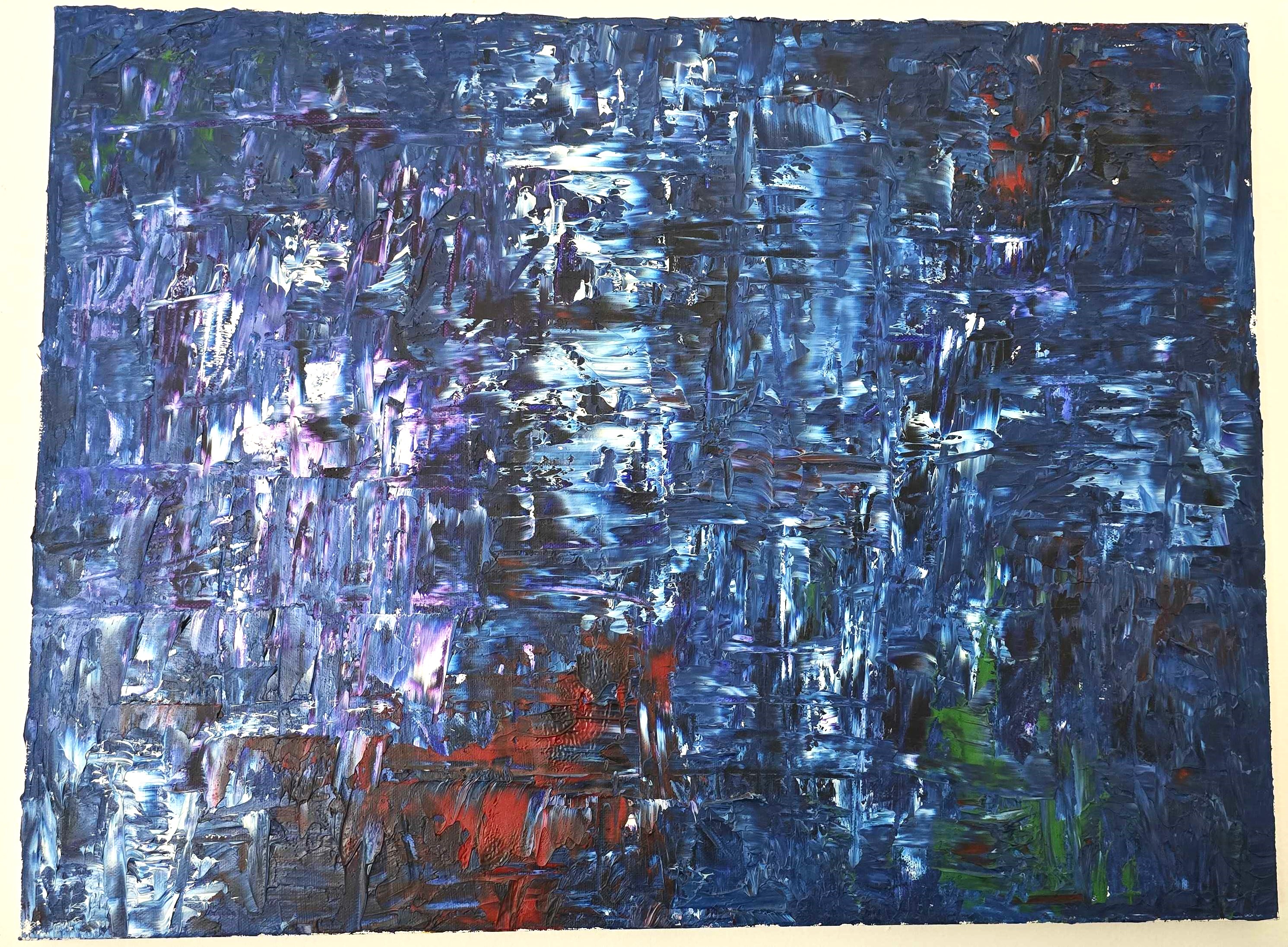Blue painting